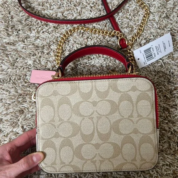 Coach Lunar Year Box Crossbody Signature Canvas Rabbit & Carriage - Picture 6 of 8